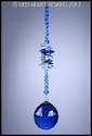 SWAROVSKI CRYSTAL SUNCATCHER 40mm DARK SAPPHIRE CO