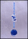 SWAROVSKI CRYSTAL SUNCATCHER 40mm DARK SAPPHIRE CO