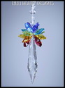 HUGE SWAROVSKI CRYSTAL 63mm CLEAR ICICLE SUNCATCHE