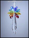 HUGE SWAROVSKI CRYSTAL 63mm CLEAR ICICLE SUNCATCHE