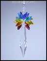 HUGE SWAROVSKI CRYSTAL 63mm CLEAR ICICLE SUNCATCHE