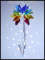 HUGE SWAROVSKI CRYSTAL 63mm CLEAR ICICLE SUNCATCHE