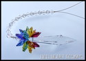 HUGE SWAROVSKI CRYSTAL 63mm CLEAR ICICLE SUNCATCHE