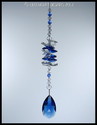 SWAROVSKI CRYSTAL SUNCATCHER 38mm DARK SAPPHIRE PE