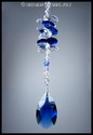 SWAROVSKI CRYSTAL SUNCATCHER 38mm DARK SAPPHIRE PE