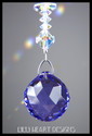 20mm SWAROVSKI CRYSTAL BLUE VIOLET Ball with AB HE