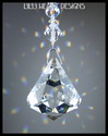 40mm SWAROVSKI CRYSTAL DREIDLE With Chackra Octago