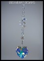 Swarovsk 28mm Auroroa Borealis HEART SUN CATCHER W