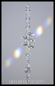 Swarovsk 28mm Auroroa Borealis HEART SUN CATCHER W