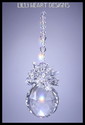 Swarovsk Crystal CLEAR 30mm BRILLIANT PINEAPPLE BA