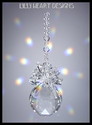 Swarovsk Crystal CLEAR 30mm BRILLIANT PINEAPPLE BA