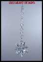 MINI SWAROVSKI CRYSTAL CLEAR SUN CATCHER SUNBURST 