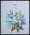 HUGE SWAROVSKI CRYSTAL Sunburst CLUSTER AB 20mm OC