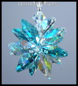 SWAROVSKI CRYSTAL SUNCATCHER Antique Green And AB 