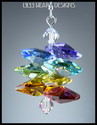 SWAROVSKI CRYSTAL Healing Chakra Colors Suncatcher