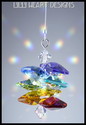 SWAROVSKI CRYSTAL Healing Chakra Colors Suncatcher