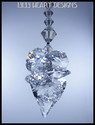 Swarovsk Crystal 27mm WILD HEART With Clear Octago