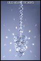 Swarovsk Crystal 27mm WILD HEART With Clear Octago