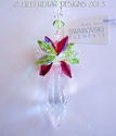 m/w Swarovski Crystal Rare AB Octagons 50mm Christ