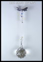 m/w 20mm Swarovski Crystal Ball Pewter Dragonfly S