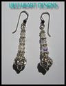 m/w Sworovski Crystal Rare Retired Crstal Earrings