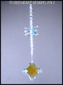 Crystal Celtic Cross Aurora Borealis m/w Swarovski