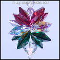 m/w Swarovski Crystal 40mm Christmas CROSS Star Su