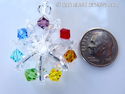 m/w Swarovski Crystal Mini Chakra Clear Mandala St