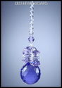 m/w 30mm Swarovski Purple Blue Violet Pineapple Su