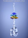 m/w Swarovski Clear Crystal STAR Chakra Octagons S