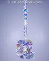 m/w Swarovski Crystal AB + LT. AMETHYST OCTAGONS S