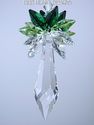 m/w Swarovski Crystal Icicle Pendulum Two Greens S