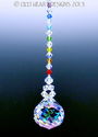 m/w Swarovski 30mm Aurora Mozart w/ Chakra Colors 