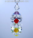 m/w Swarovski Crystal Mini Chakra Clear Mandala St