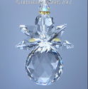 m/w Swarovski Chubby Lil Clear Angel Suncatcher Ch