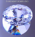 Crystal Clear Star Flower 45mm Sun Catcher MANY RA