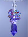 m/w Swarovski Rare AB Violet Topped Purple Icicle 