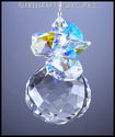 m/w Swarovski Mozart Ball w/ AB Leaves Pineapple S