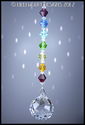 m/w  Swarovski Crystal 30mm Ball SunCatcher Lg. Ch