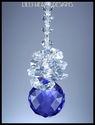 m/w Swarovski Crystal 20mm Ball Purple Pineapple S