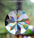 Crystal Clear Star Flower 45mm Sun Catcher MANY RA