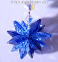 m/w Swarovski Crystal Dk Sapphire Cobalt w/Light S