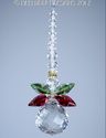 m/w Swarovski Crystal Christmas Angel and Gold Hal