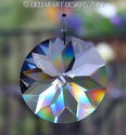 Crystal Clear Star Flower 45mm Sun Catcher MANY RA