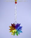 m/w Swarovski Crystal Double Chakra Star + Strand 