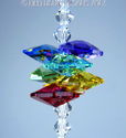 m/w Swarovski Clear Crystal STAR Chakra Octagons S