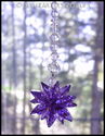 m/w Swarovski Crystal Blue Violet Purple Star Sun 