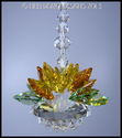 m/w Swarovski Crystal Autumn Leaves Colors Lotus B