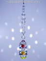 m/w Swarovski Crystal Mini Chakra Clear Mandala St
