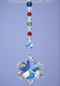 m/w Swarovski Snowflake Ornament Christmas Colors 